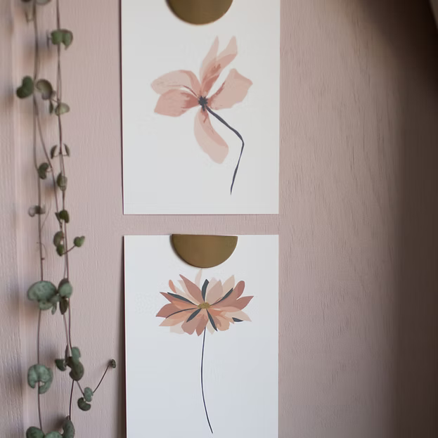 Bijou mural petit  doré POU