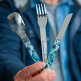 Couverts nomades droits aimantés AKI