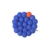 Dessous de plat laine grosses boules AVE