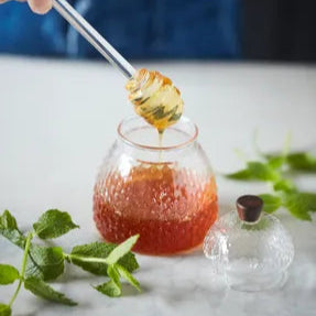 Pot de miel et cuillère LIV