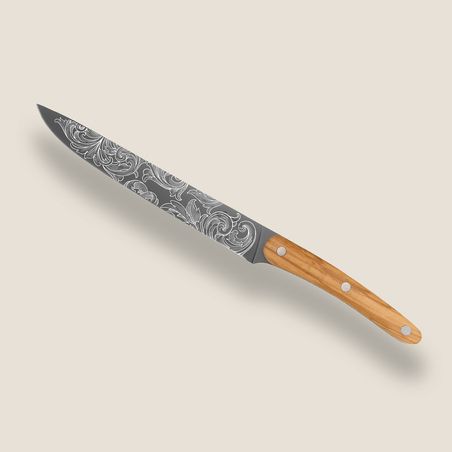 Grand couteau bois d'olivier DEE