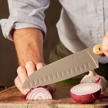 Grand couteau bois d'olivier DEE