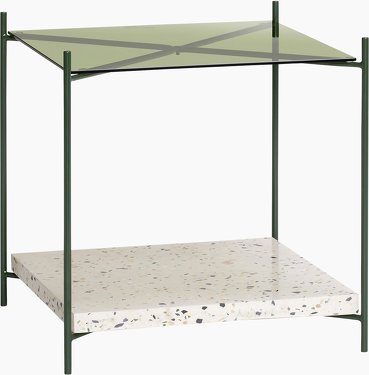 Table terrazzo et verre HUB