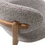 Chaise bois et tissus RADU DEEK