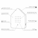 Enceinte bois chant des oiseaux REL