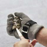 Set de 2 pièces couteau huître  et protège-main LIV