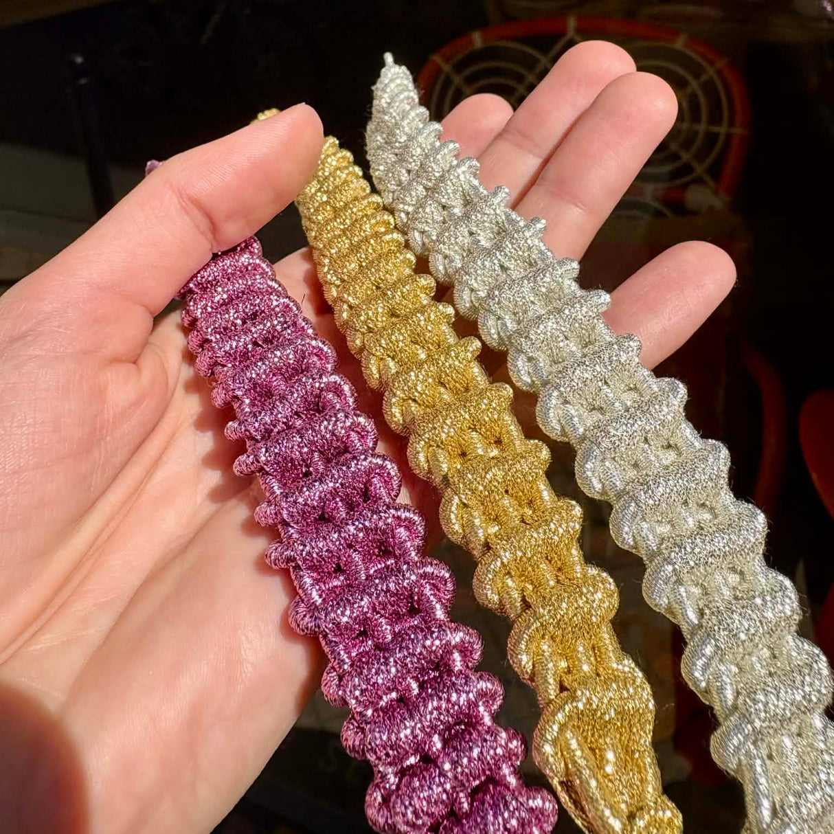 Bracelet tressé soie de cactus SHU