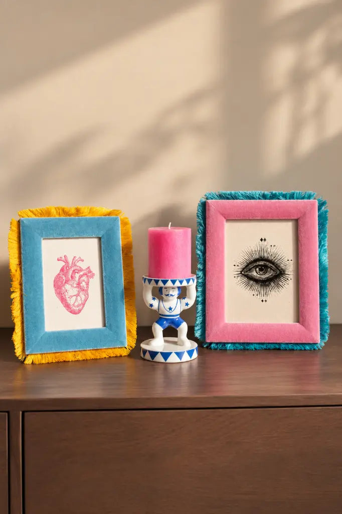 Cadre photo en velours KITCH