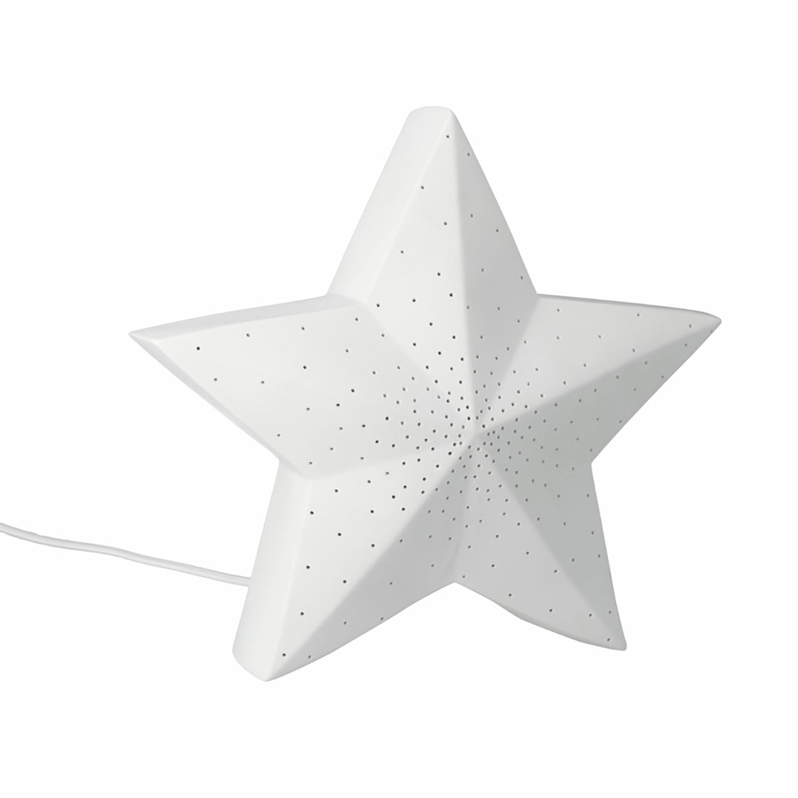 Lampe étoile porcelaine RAD