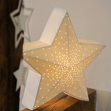 Lampe étoile porcelaine RAD
