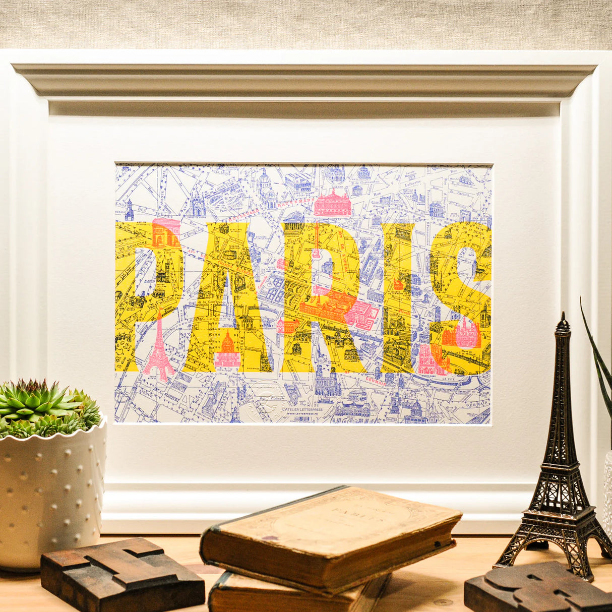 Carte et affiche PARIS POP LAT