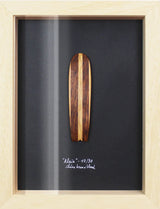 Cadre cabinet de curiosité en bois artisanal AMM