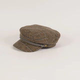 Casquette capitaine rétro tweed ARA