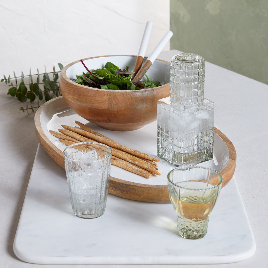 Verre évasé à bord ondulé BEH