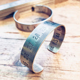 Bracelet mètre aluminium ERN