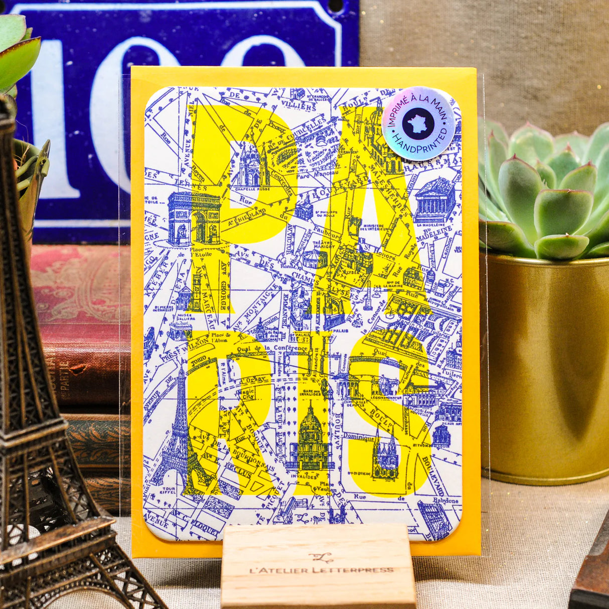 Carte et affiche PARIS POP LAT