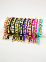 Bichou élastique tissés dorés mi bijoux, mi choucou SCR