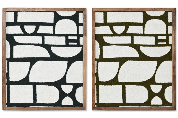 Tableau en coton géométrique ITE