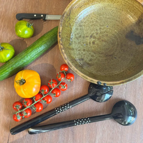 Couverts à salade en corne de zébu PAS