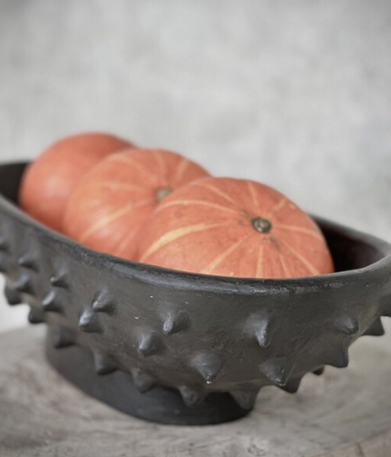 Grand plat ovale à piques NOO