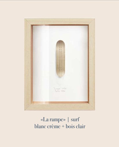 Cadre objet salé cabinet de curiosité en bois artisanal AMM
