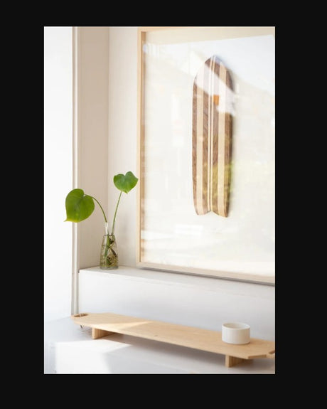 Cadre surf XL objet salé en bois artisanal AMM