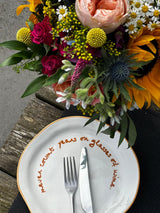 Assiettes slogans MAE