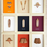 Cadre cabinet de curiosité en bois artisanal AMM