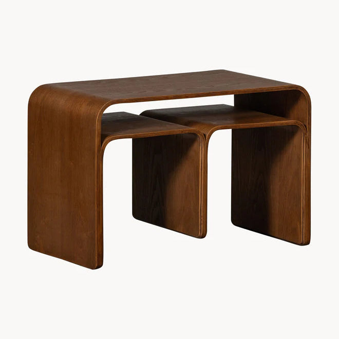 Table d'appoint noyer frey DEEK