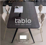Plateau de table bois massif rectangulaire TABLO DEE