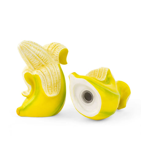 Salière et poivrière banane/hippopotame DON
