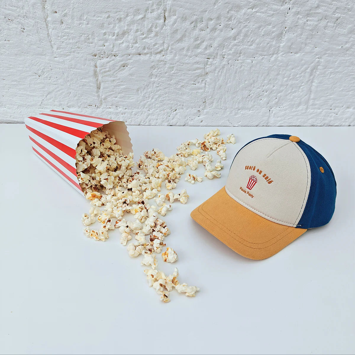 Casquette Pop corn ETE adultes / enfants POUL