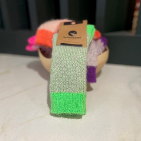 Chaussettes fluos WOO