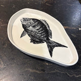 RAVIER CERAMIQUE POULPE OU POISSON 