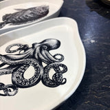 plat ANTOLOGYA CERAMIQUE POULPE OU POISSON 