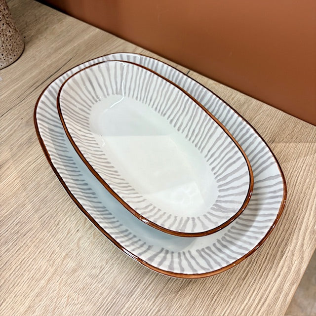 Plat creux rectangle DUR