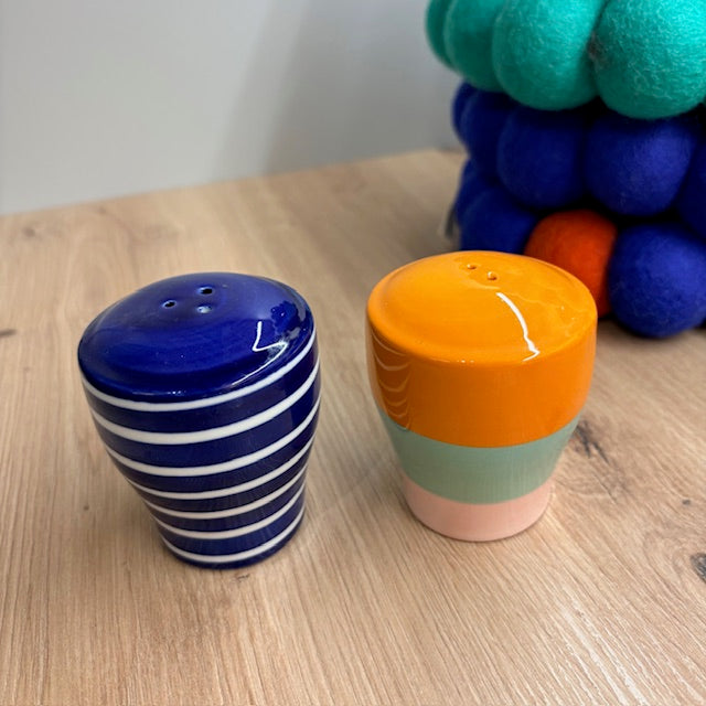 Sel et poivre céramique à motifs WD