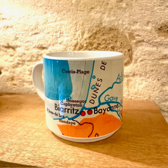 Mug céramique carte géographique ZAR