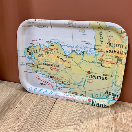 Plateau carte géographique moyen ZAR