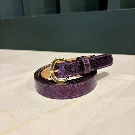 Ceinture cuir paillette MAR