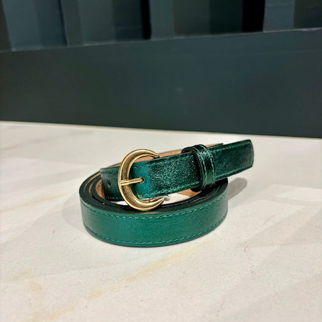 Ceinture cuir paillette MAR
