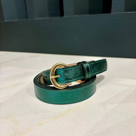 Ceinture cuir paillette MAR