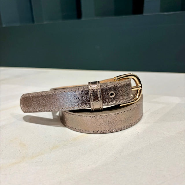 Ceinture cuir paillette MAR