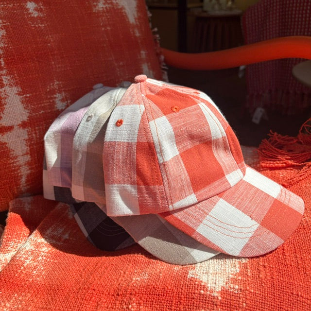 Casquette grands carreaux vichy  ARA