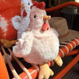 Peluche poule ou poussin JAR