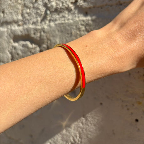 Bracelet jonc fin de  couleur DIE