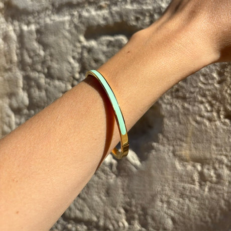 Bracelet jonc fin de  couleur DIE