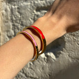 Bracelet jonc fin de  couleur DIE