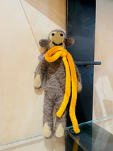 Doudou laine girafe/grenouille/singe AVE