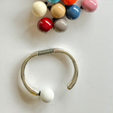 Bracelet Argent  Boule Céramique SEN